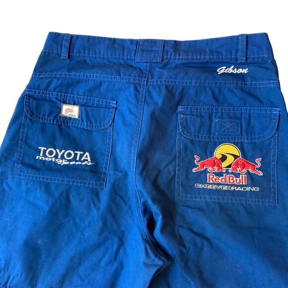 Grand Prix Cheever Racing Red Bull RACE USED Pit Crew Pants w/COA IndyCar Toyota - Picture 9 of 10